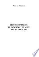 Les gouvernements du Dahomey et du Bénin
