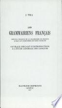 Les Grammairiens Francais