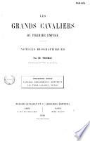 Les grands cavaliers du premier empire