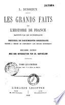 Les grands faits de l'histoire de France