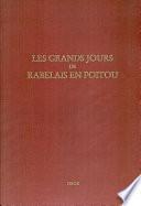 Les grands jours de Rabelais en Poitou