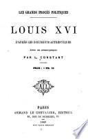 Les grands procès politiques: Louis XVI