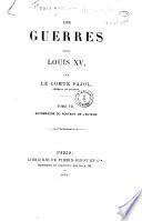 Les Guerres sous Louis XV