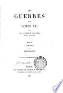 Les guerres sous Louis XV