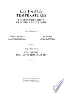 Les hautes températures et leurs utilisations en physique et en chimie