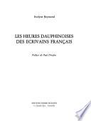 Les heures dauphinoises des écrivains français