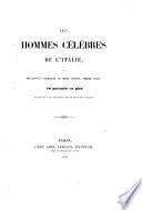 Les hommes célèbres de l'Italie