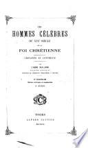 Les hommes célèbres du XIX siècle et la foi chrétinne