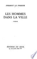 Les hommes dans la ville