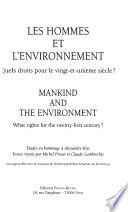 Les hommes et l'environnement