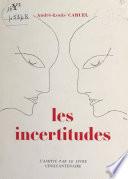 Les incertitudes
