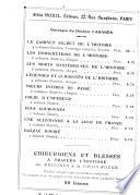 Les indiscrétions de l'histoire ...