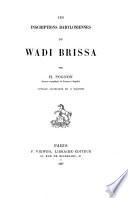 Les inscriptions babyloniennes du Wadi Brissa
