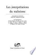 Les Interprétations du stalinisme