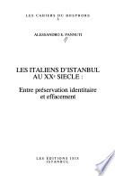 Les Italiens d'Istanbul au XXe siècle