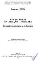 Les jachères en Afrique tropicale
