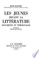 Les jeunes devant la littérature
