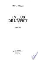 Les jeux de l'esprit