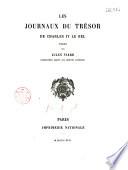 Les journaux du Trésor de Charles IV le Bel