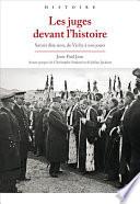Les juges devant l’histoire