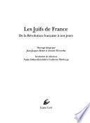 Les juifs de France