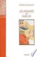 Les langages de Rabelais