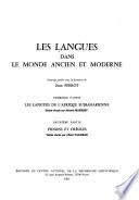Les Langues dans le monde ancien et moderne