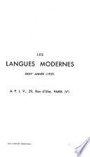 Les Langues modernes