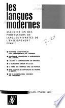 Les Langues modernes