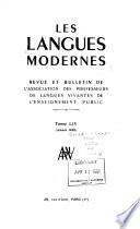 Les Langues modernes