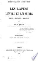 Les lapins, lièvres et léporides, races-élevage-maladies