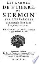 Les larmes de S. Pierre