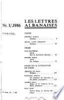 Les Lettres albanaises
