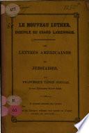 Les lettres américaines et jersiaises (ou le petit Figaro)