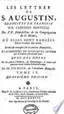 Les lettres de S. Augustin