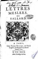 Les lettres meslees, de Sallard