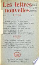 Les Lettres nouvelles