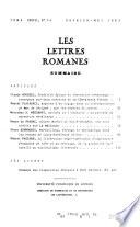 Les Lettres romanes