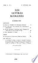 Les Lettres romanes