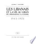 Les Libanais et la vie au Liban
