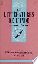 Les littératures de l'Inde