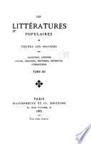 Les Littératures populaires de toutes les nations