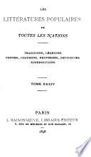 Les littératures populaires de toutes les nations