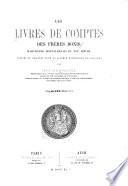 Les livres de comptes des frères Bonis, marchands montalbanais du XVIe siècle