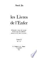 Les Livres de l'Enfer: M à Z