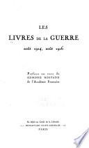 Les livres de la guerre, août 1914, août 1916