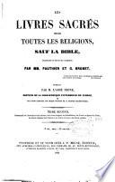 Les livres sacrés de toutes les religions sauf la Bible