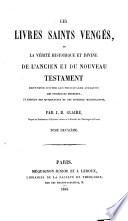 Les livres saints vengés