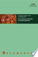 Les locutions nominales en language générale