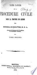 Les lois de la procédure civile, savoir